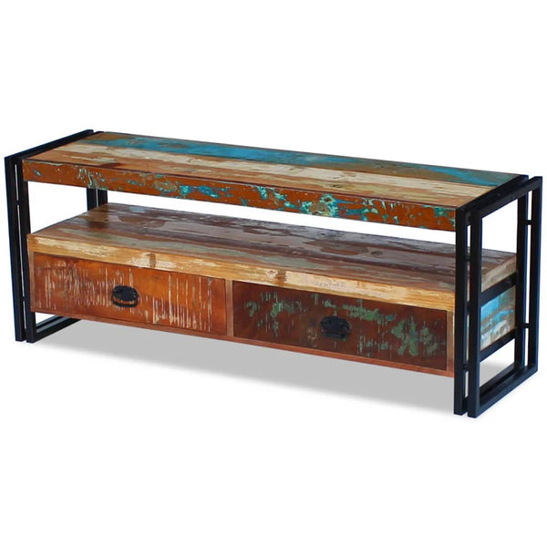 TV Stands & Entertainment Units Tv Cabinet Solid Reclaimed Wood