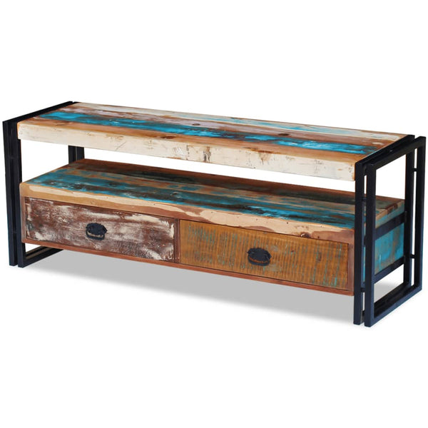 TV Stands & Entertainment Units Tv Cabinet Solid Reclaimed Wood