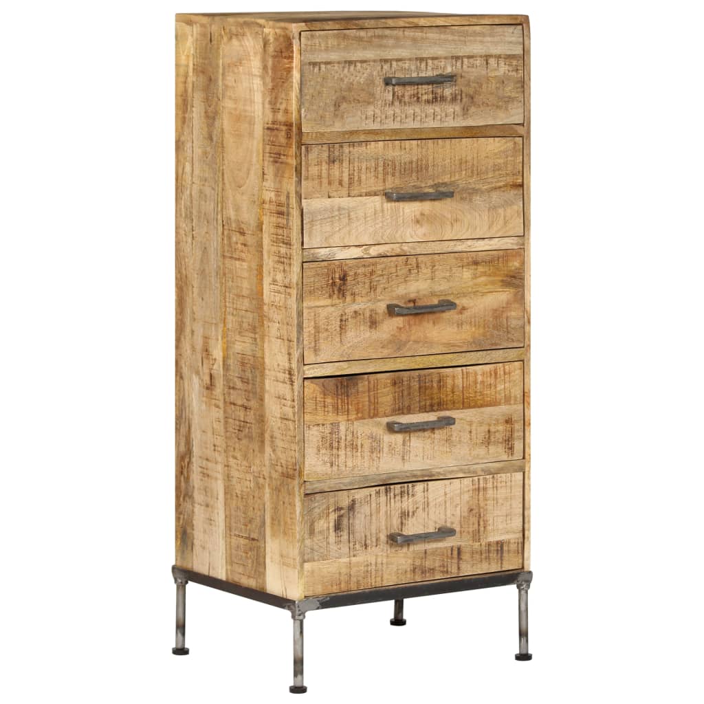 Dressers & Chests of Drawers Chest Of Drawers 45X35x106 Cm Solid Mango Wood