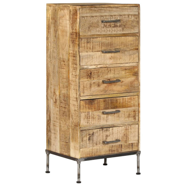 Dressers & Chests of Drawers Chest Of Drawers 45X35x106 Cm Solid Mango Wood