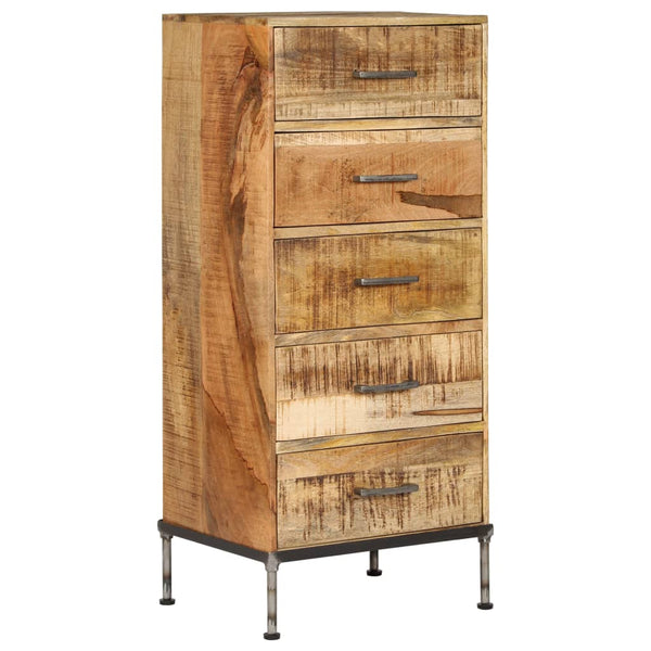 Dressers & Chests of Drawers Chest Of Drawers 45X35x106 Cm Solid Mango Wood