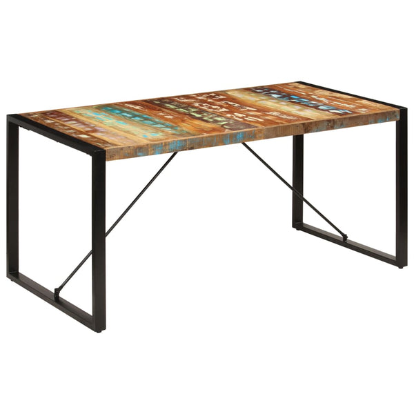 Dining Tables Dining Table 160X80x75 Cm Solid Reclaimed Wood