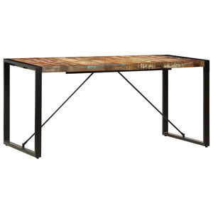 Dining Tables Dining Table 160X80x75 Cm Solid Reclaimed Wood