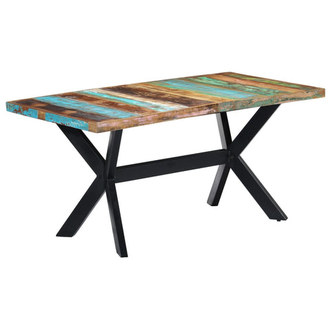 Dining Tables Dining Table 160X80x75 Cm Solid Reclaimed Wood