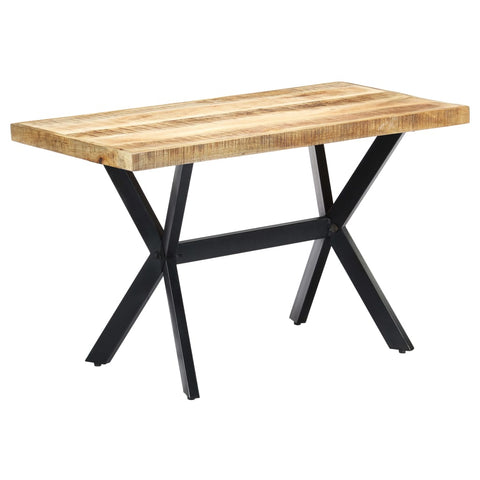 Dining Tables Dining Table 120X60x75 Cm Solid Rough Mango Wood