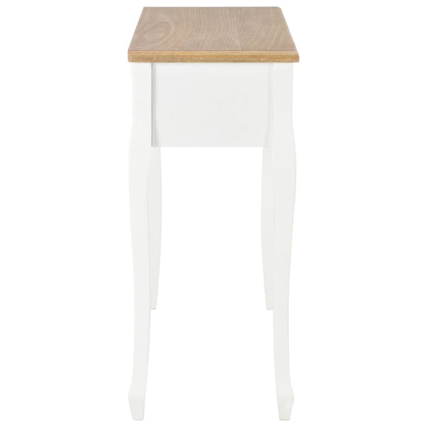 Tables Dressing Console Table With 3 Drawers White