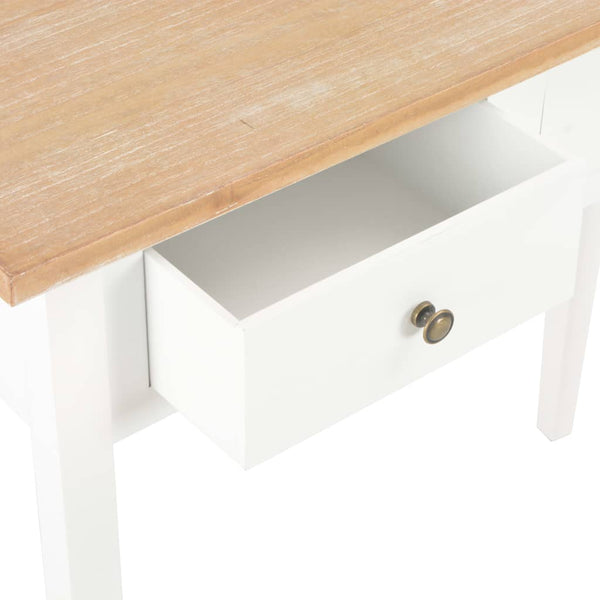 Tables Dressing Console Table White 79X30x74 Cm Wood