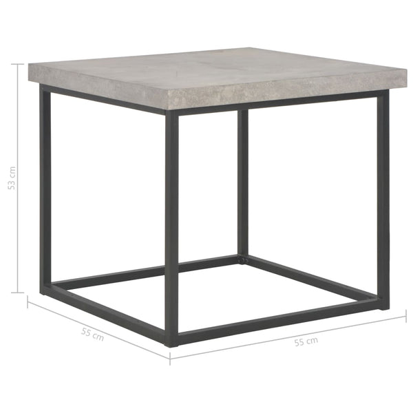 Coffee Tables Coffee Table 55X55x53 Cm Concrete Look