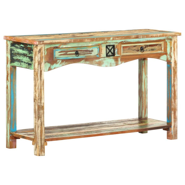 Tables Console Table 120X40x75 Cm Solid Reclaimed Wood