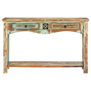 Tables Console Table 120X40x75 Cm Solid Reclaimed Wood