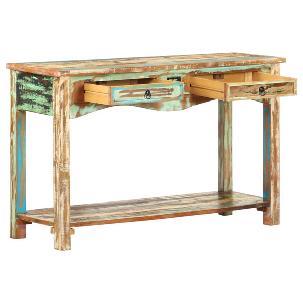 Tables Console Table 120X40x75 Cm Solid Reclaimed Wood