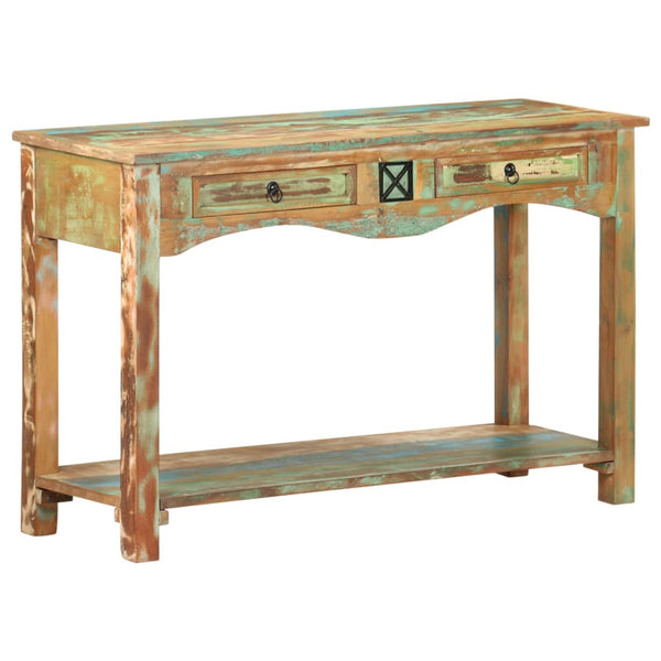 Tables Console Table 120X40x75 Cm Solid Reclaimed Wood