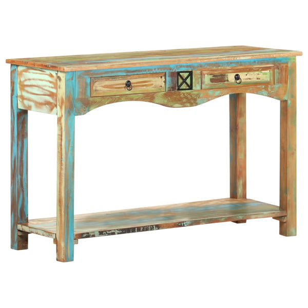 Tables Console Table 120X40x75 Cm Solid Reclaimed Wood