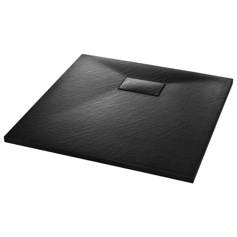 Shower Trays & Bases Shower Base Tray Smc Black 80X80 Cm