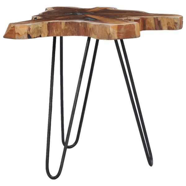 Coffee Tables Coffee Table 70X45 Cm Solid Teak Wood And Polyresin