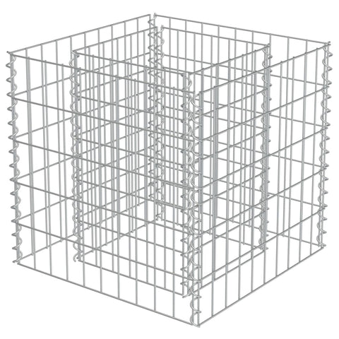 Gabion Baskets Gabion Raised Bed Galvanised Steel 50X50x50 Cm