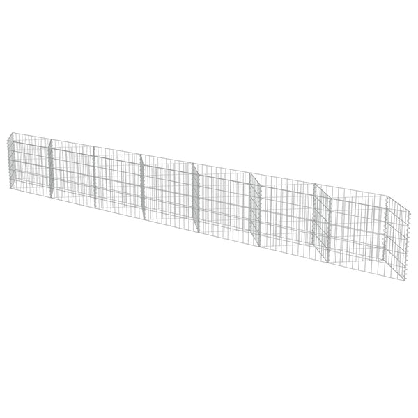 Gabion Baskets Gabion Wall Galvanised Steel 450X30x50 Cm