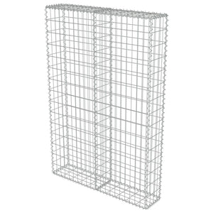 Gabion Baskets Gabion Wall With Covers Galvanised Steel 100X20x150 Cm