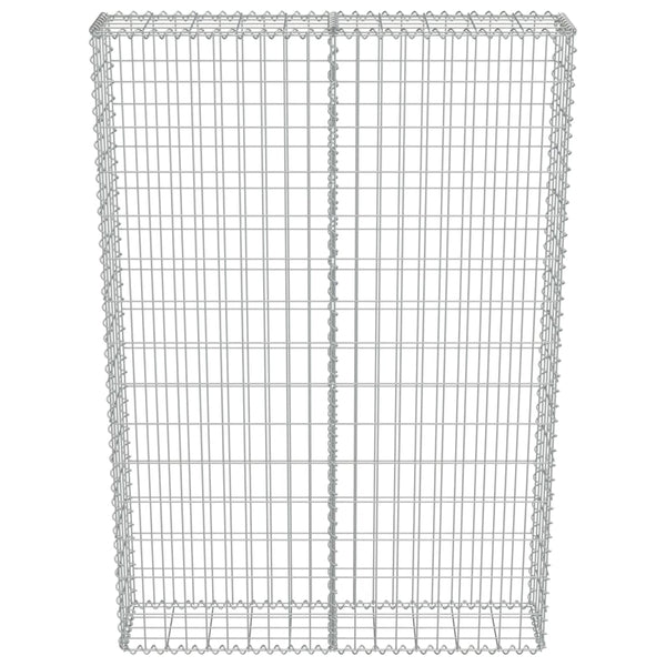 Gabion Baskets Gabion Wall With Covers Galvanised Steel 100X20x150 Cm