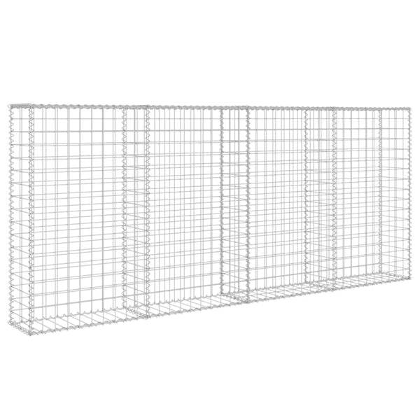 Gabion Baskets Gabion Wall With Covers Galvanised Steel 200X20x85 Cm