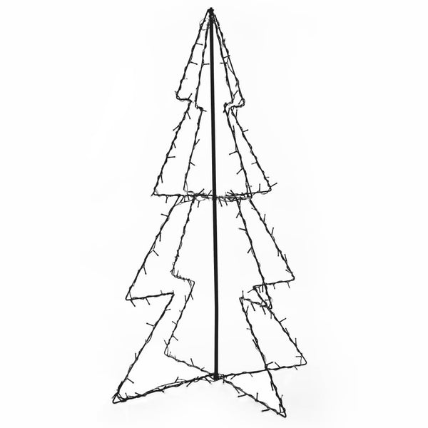 Seasonal Decorations Christmas Cone Tree 160 Leds Indoor And Outdoor 78X120 Cm