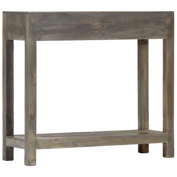 Tables Console Table Grey 86X30x76 Cm Solid Mango Wood