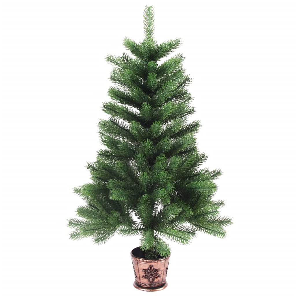 Seasonal Decorations Artificial Christmas Tree Lifelike Needles 90 Cm Green