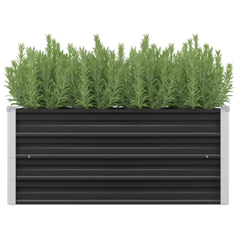 Raised Garden Beds Garden Raised Bed Anthracite Galvanised Steel