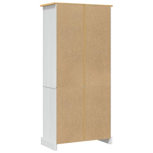 Cabinets & Cupboards Cupboard Mexican Pine Corona Range White 80X40x170 Cm