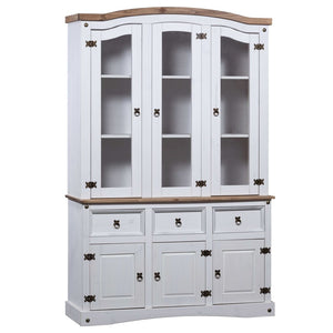 Cabinets & Cupboards Buffet & Hutch Mexican Pine Corona Range White