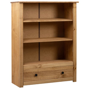 Bookshelves Bookcase 80X35x110 Cm Solid Pine Wood Panama Range