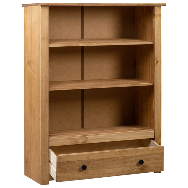 Bookshelves Bookcase 80X35x110 Cm Solid Pine Wood Panama Range