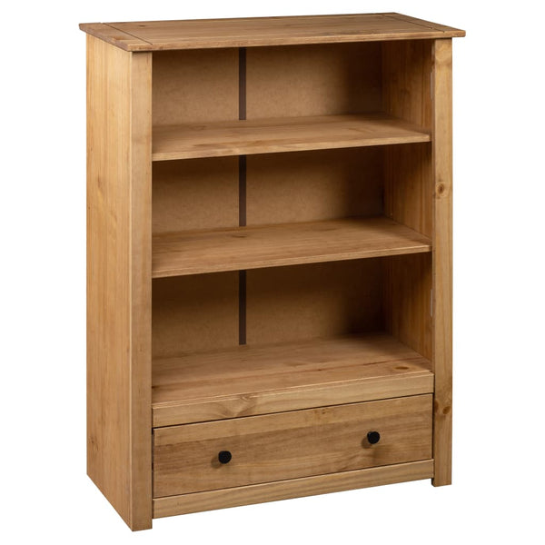 Bookshelves Bookcase 80X35x110 Cm Solid Pine Wood Panama Range