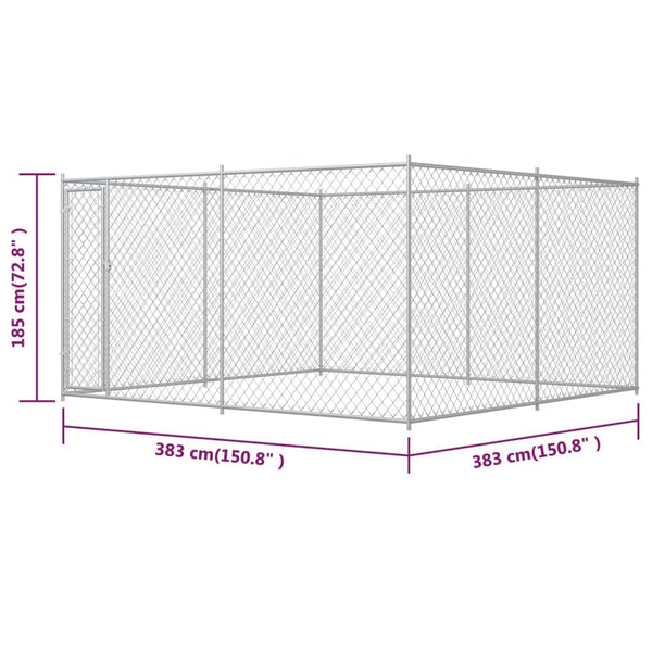 Dog Kennels Outdoor Dog Kennel 383X383x185 Cm