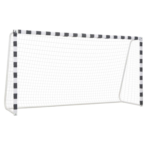 Soccer Goals Soccer Goal 300X160x90 Cm Metal Black And White