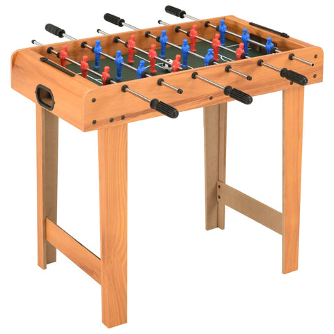 Foosball Mini Football Table 69X37x62 Cm Maple