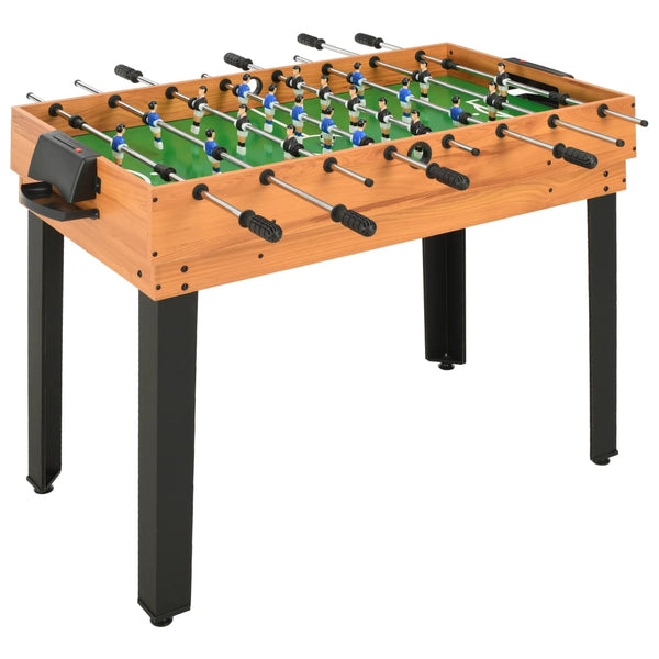 Foosball 15 In 1 Multi Game Table 121X61x82 Cm Maple