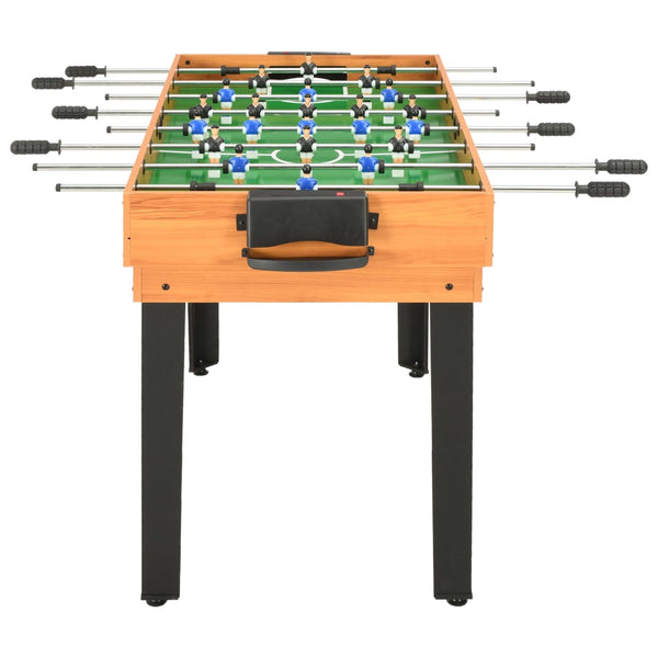 Foosball 15 In 1 Multi Game Table 121X61x82 Cm Maple