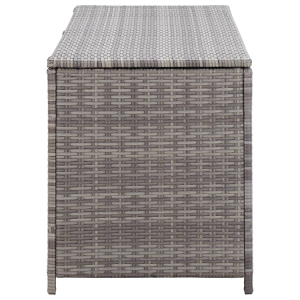 Storage Deck Boxes Garden Storage Box Grey 120X50x60 Cm Poly Rattan