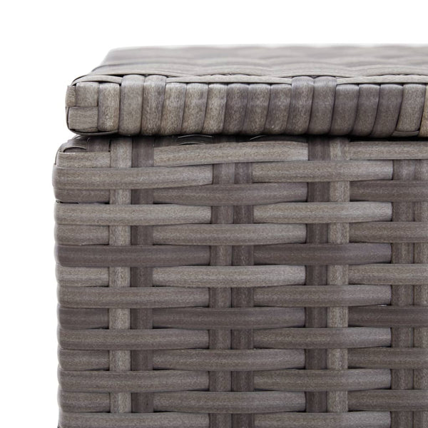 Storage Deck Boxes Garden Storage Box Grey 120X50x60 Cm Poly Rattan