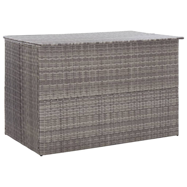 Storage Deck Boxes Garden Storage Box Grey 150X100x100 Cm Poly Rattan