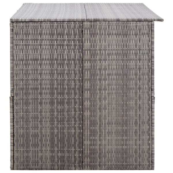 Storage Deck Boxes Garden Storage Box Grey 150X100x100 Cm Poly Rattan