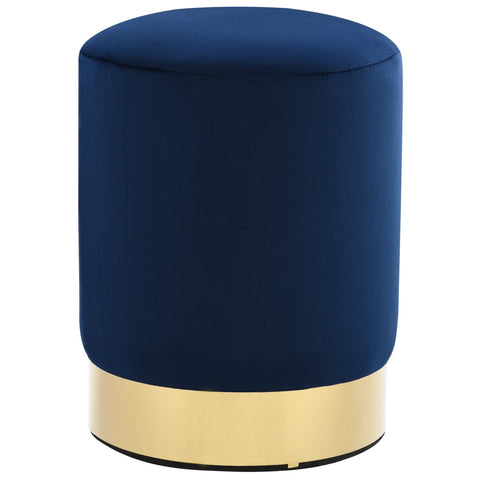 Benches Bar Stools Stool Blue And Gold Velvet