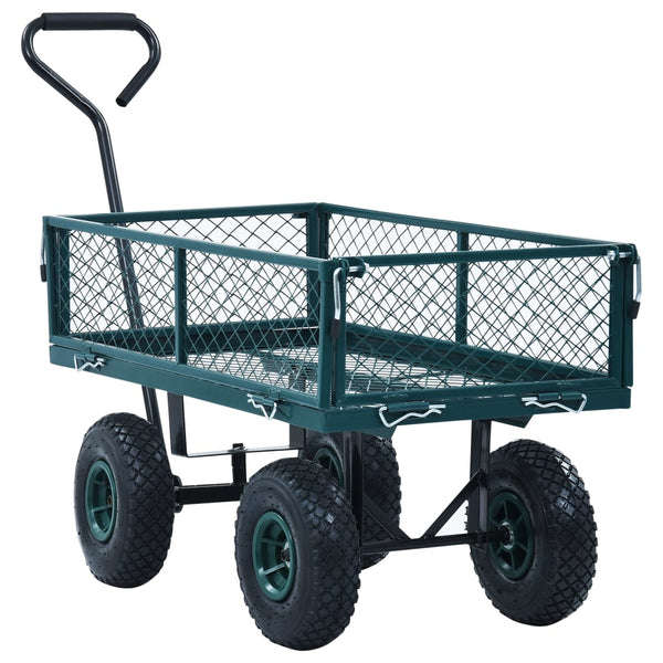 Wheelbarrows Carts Wagons Garden Hand Trolley Green 250 Kg