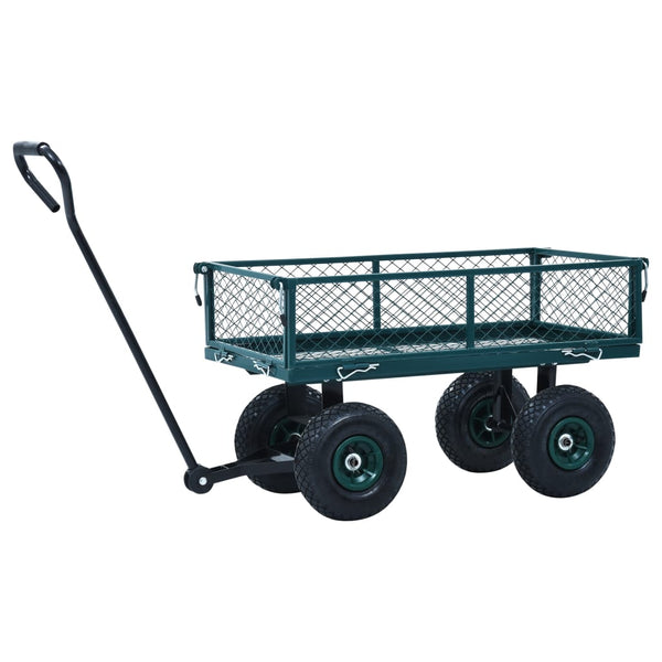 Wheelbarrows Carts Wagons Garden Hand Trolley Green 250 Kg