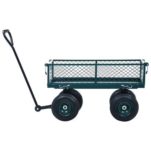 Wheelbarrows Carts Wagons Garden Hand Trolley Green 250 Kg