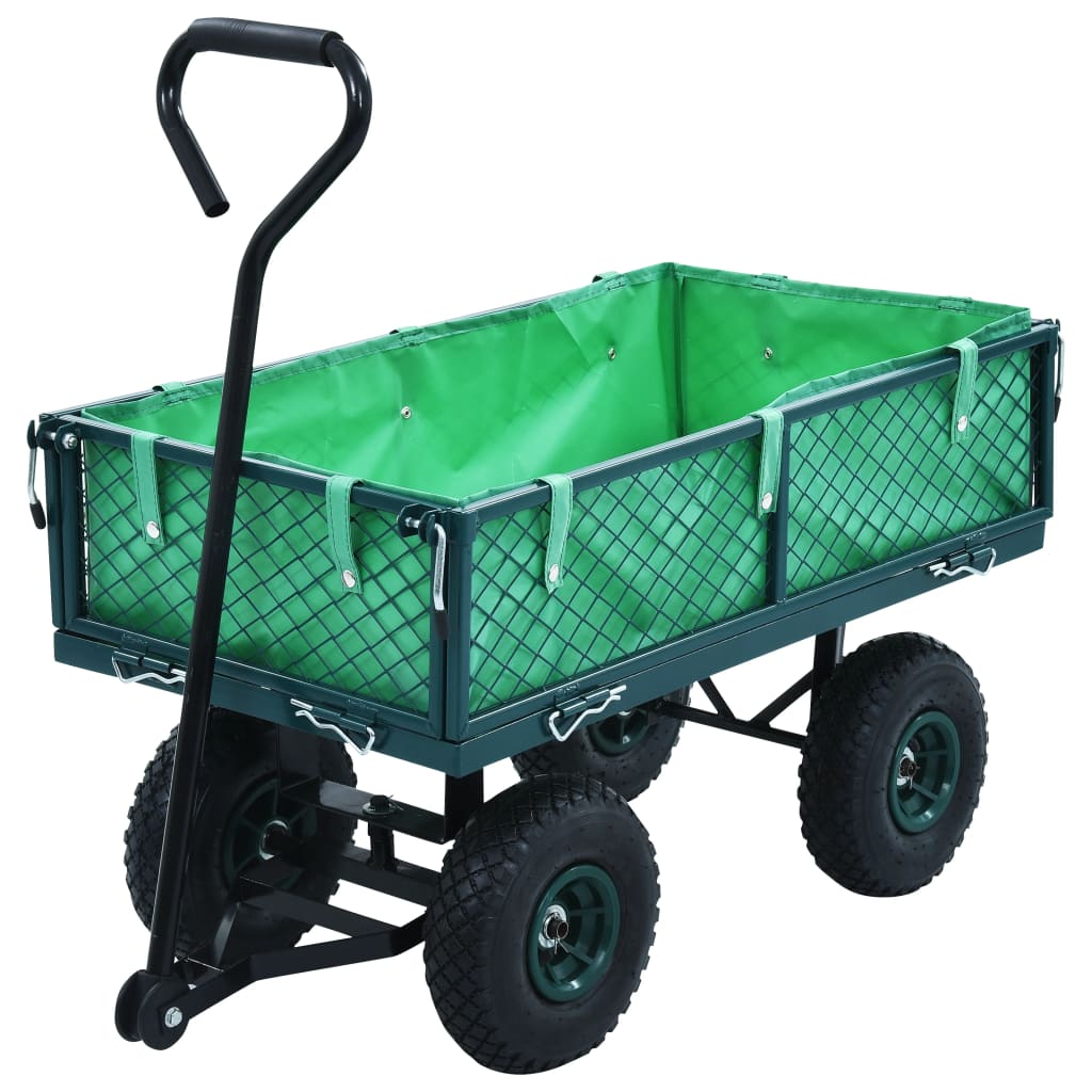 Wheelbarrows Carts Wagons Garden Hand Trolley Green 250 Kg