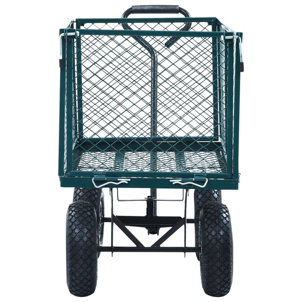 Wheelbarrows Carts Wagons Garden Hand Trolley Green 350 Kg