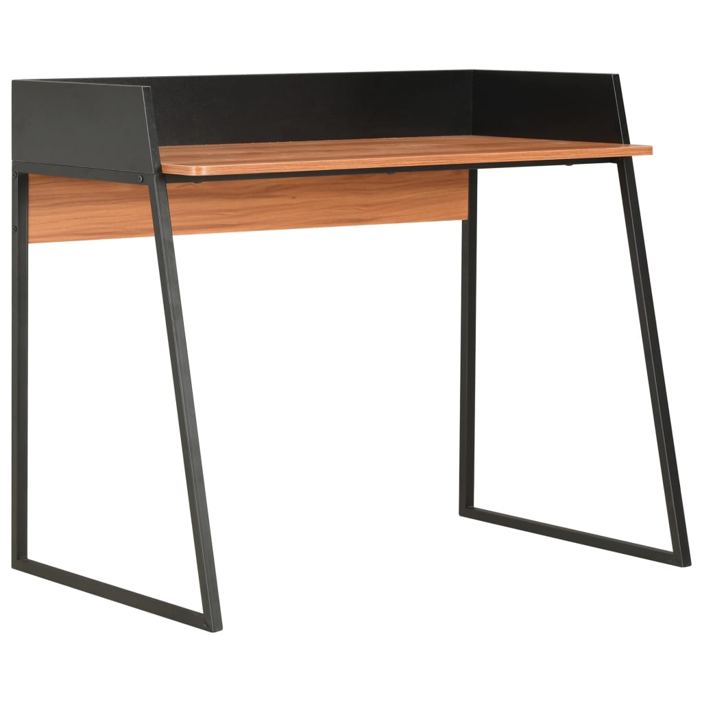 Home Office Desks Desk Black And Brown 90X60x88 Cm