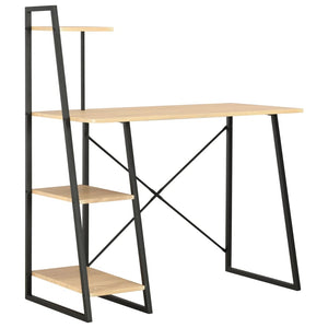 Desk With Shelving Unit 102X50x117 Cm